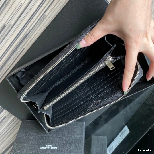 ZIPPY YSL MONOGRAM WALLET 0708